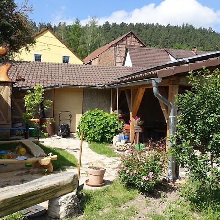 플라우에 Cafe Landart Im Thueringer Finistere 아파트 외부 사진