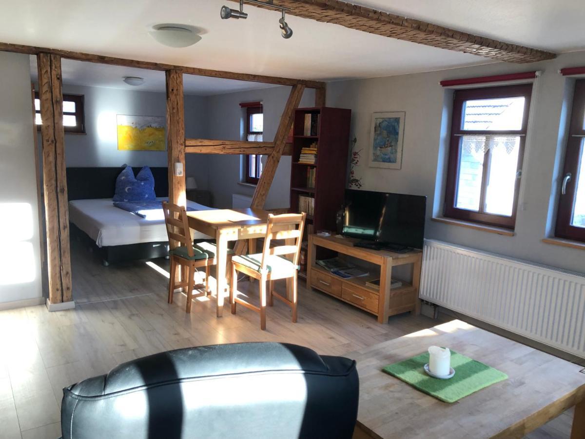 플라우에 Cafe Landart Im Thueringer Finistere 아파트 외부 사진