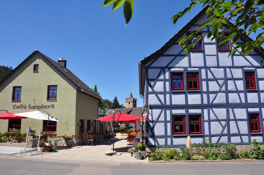 플라우에 Cafe Landart Im Thueringer Finistere 아파트 객실 사진